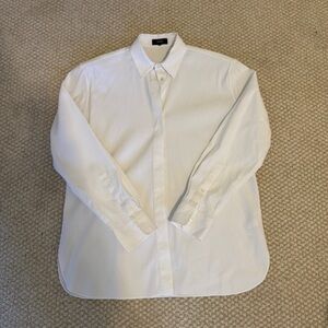 Theory Crisp White Shirt